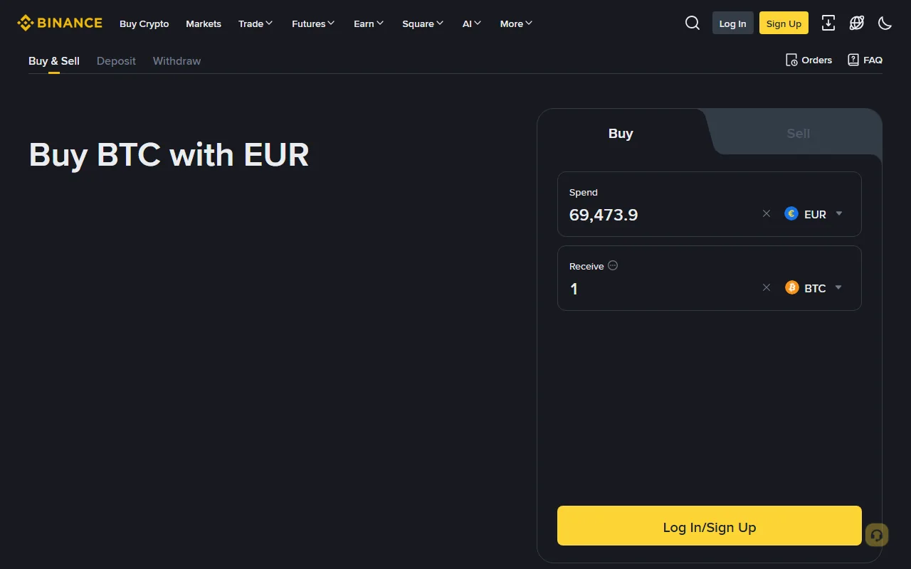 Ինչպես գնել Bitcoin կամ USDT Binance-ում՝ քայլերը և վճարման ընտրությունը